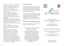 DEPLIANT LUA nuovo.indd - Laboratorio di ricerca sulle citt&agrave;