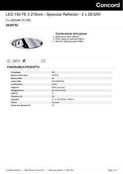 Scheda tecnica - Havells Sylvania