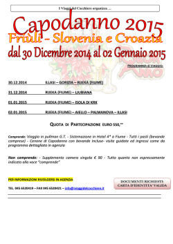 rijeka (fiume) - I VIAGGI DEL COCCHIERE