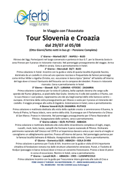Tour Slovenia e Croazia Assostato(1)