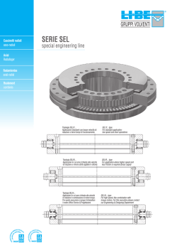 Cuscinetti radiali asso-radiali Rodamientos axial-radial