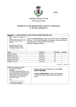 testo - Comune di Ponte di Piave