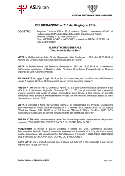 Deliberazione n. 715 del 4 giugno 2014 [file]