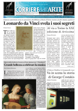 Artisti . Corriere dell arte