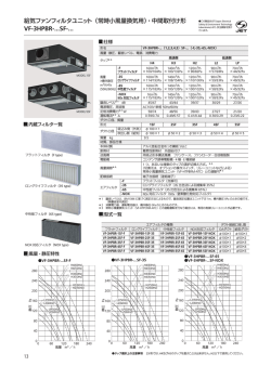 給気ファンフィルタユニットVF-3HPBR