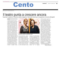 La Nuova Ferrara - Fondazione Teatro Borgatti