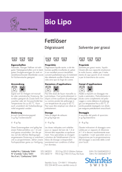 Bio Lipo - Steinfels Swiss