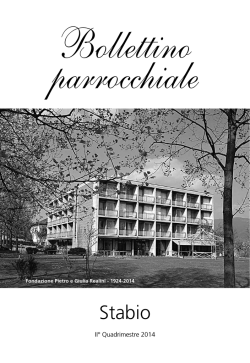 Consiglio parrocchiale - Parrocchia cattolica di Stabio