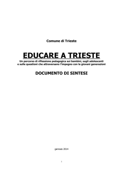 Scarica il Documento di Sintesi [pdf]