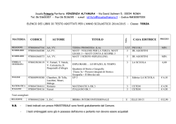 III Primaria - Scuola Altamura