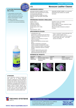 TECH-MASTERS: Novacare Leather Cleaner [web]
