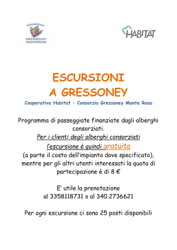 scarica il programma delle passeggiate a - Trekking
