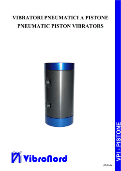 V P I - P IS T O N E - Vibronord | vibratori pneumatici industriali