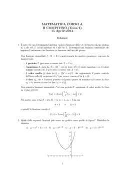 Tema 2 - Dipartimento di Matematica