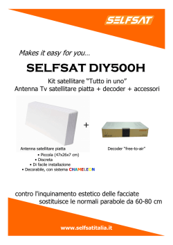 Volantino Selfsat DIY500H