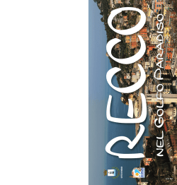 depliant recco 2014 - FESTIVAL della COMUNICAZIONE, CAMOGLI