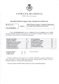 Anno - Comune di Crosia