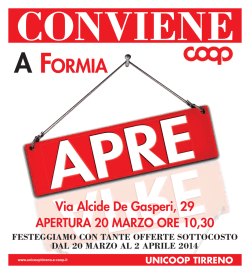 A FORMIA - Unicoop Tirreno