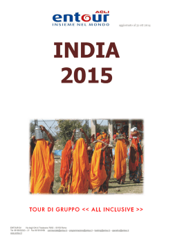 Speciale INDIA 2015