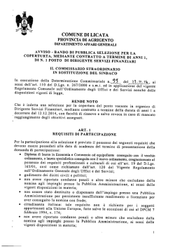 n. f:J1 del ----_ - Comune di Licata
