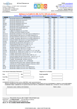 Moduli e stampati per la scuola - Teleste Italia-Home