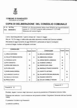 Riconoscimento debito fuori bilancio per regolarizzazione sospeso