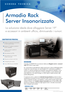 Brochure Armadio Sotto Scrivania Insonorizzato