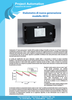 Nuovo analizzatore di black carbon modello AE33