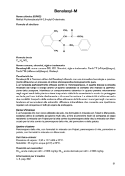 Benalaxyl-M - Prontuario Muccinelli