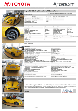 Scarica e stampa la scheda di TOYOTA GT86 2.0B M 2P LIMITED
