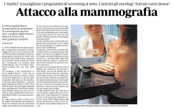 Attacco alla mammografia