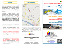 Chi siamo Come raggiungerci Cat. B1.1 Cat. B1.2