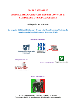 Dott.ssa Boffelli - Rete Bibliotecaria Bresciana e Cremonese