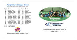 calendarietto serie C