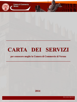 Diapositiva 1 - Camera di Commercio di Verona