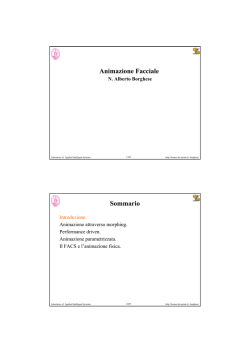Animazione Facciale Sommario