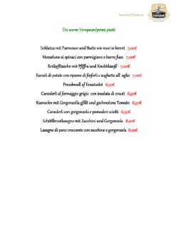 menu Edelweiss 2014