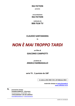 non &egrave; mai troppo tardi