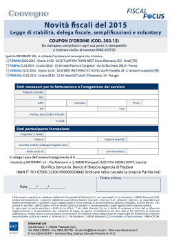 Coupon Singolo Convegno Gennaio 2015.psd