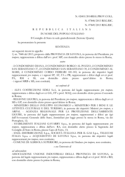 Consiglio di Stato, sez. IV, 12 maggio 2014, n. 2403