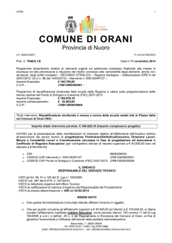 Avviso [file ] - Regione Autonoma della Sardegna