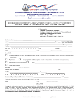 modello dichiarazione sostitutiva ad uso ditte (SUAP)