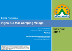 Listino Prezzi Vigna Sul Mar Camping Village