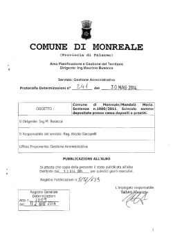 dirigenti - Comune di Monreale