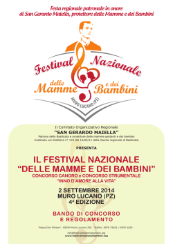 delle mamme e dei bambini - Gruppo Editoriale Lucano