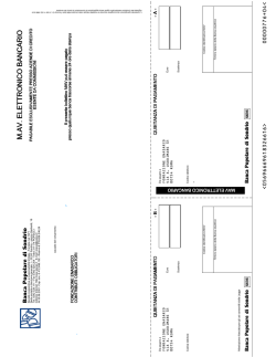 M.AV. ELETTRONICO BANCARIO