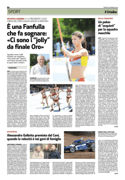 Leggi - Nuova Atletica Fanfulla Lodigiana