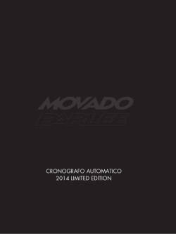 CRONOGRAFO AUTOMATICO 2014 LIMITED EDITION