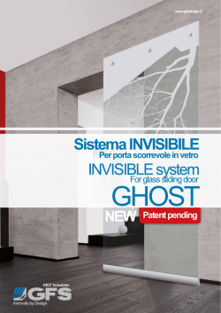 Sistema INVISIBILE INVISIBLE system