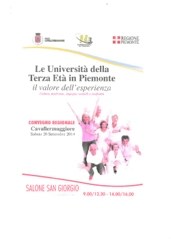 Le Università della Terza Età in Piemonte